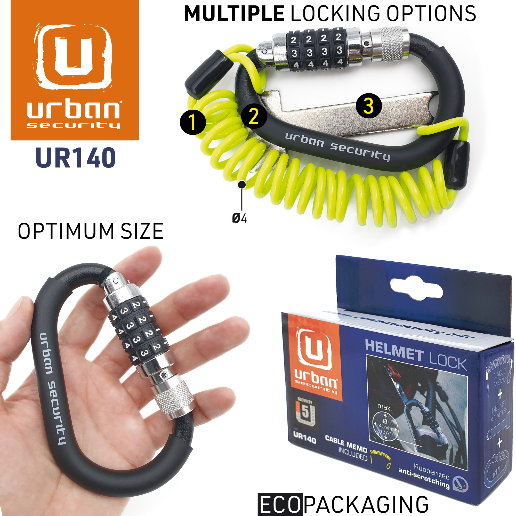 Cadeado URBAN-UR140